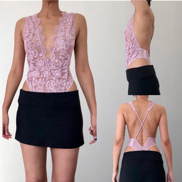 Y2K Lace Bodysuit - Picture 5 of 6